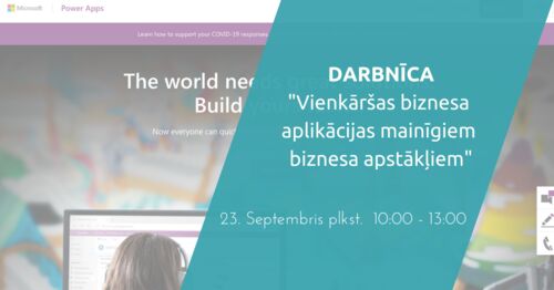 Workshop | Vienkāršas biznesa aplikācijas mainīgiem biznesa apstākļiem I